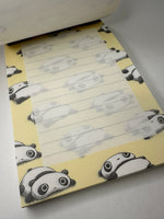 San-x 1998 Vintage Tarepanda Rare Large Memo Pad