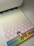 San-x Afro Ken Large Memo Pad