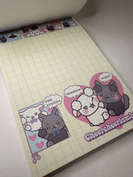 San-x Cheer Cheer Lambs Large Memo Pad