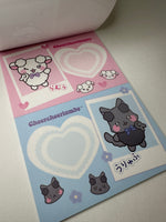 San-x Cheer Cheer Lambs Large Memo Pad