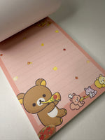 San-x 2024 Rilakkuma Large Memo Pad