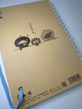 San-x 2008 Vintage Kamonohashikamo Rare Large Spiral Notebook