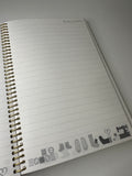 San-x 2010 Vintage Kutusita Nyanko Rare Large Spiral Notebook