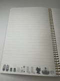 San-x 2010 Vintage Kutusita Nyanko Rare Large Spiral Notebook