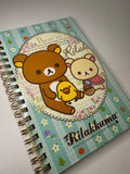 San-x 2010 Vintage Rilakkuma Rare Large Spiral Notebook