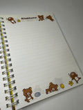 San-x 2009 Vintage Rilakkuma Rare Large Spiral Notebook