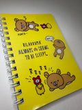 San-x 2018 Rilakkuma Medium Spiral Notebook