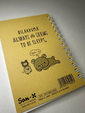 San-x 2018 Rilakkuma Medium Spiral Notebook