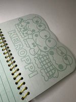 Sanrio 1997 Vintage Keroppi Rare Small Spiral Notebook