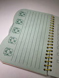 Sanrio 1997 Vintage Keroppi Rare Small Spiral Notebook