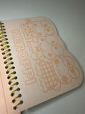 Sanrio 1997 Vintage Keroppi Rare Small Spiral Notebook