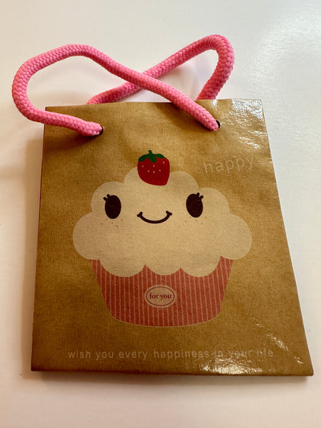 Kawaii Cupcake Mini Gift Bag