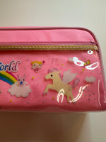 San-x Vintage Milky World Unicorn Rare Pencil Pouch