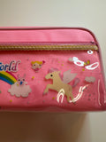 San-x Vintage Milky World Unicorn Rare Pencil Pouch