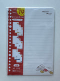 Disney Mickey Mouse Deadstock A5 Refill Paper Pack