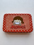 Vintage Momoi Memo Pad Tin