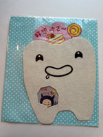 Kawaii Tooth Jumbo Card