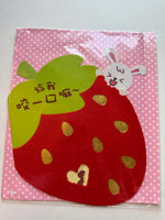 Kawaii Strawberry Jumbo Card