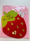 Kawaii Strawberry Jumbo Card