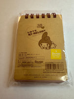 Sanrio 2010 Vintage My Melody Rare Small Spiral Notebook