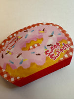 Crux Vintage Donut Sweet Swatch Rare Die Cut Memo Pad