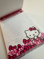 Sanrio 2010 Vintage Hello Kitty Rare Large Memo Pad