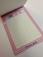 San-x 2010 Very Vintage Sweet Face Seal Rare Lenticular Large Memo Pad