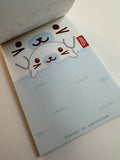 San-x 2010 Very Vintage Sweet Face Seal Rare Lenticular Large Memo Pad