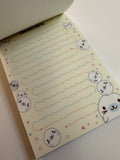 San-x 2010 Very Vintage Sweet Face Seal Rare Lenticular Large Memo Pad