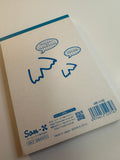 San-x 2010 Very Vintage Sweet Face Seal Rare Lenticular Large Memo Pad