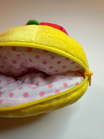 San-x 2007 Vintage Goringo Apple Rare Plush Coin Purse