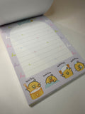 San-x Chickip Dancers Large Memo Pad