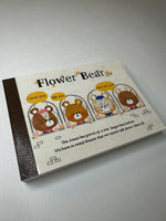 Crux Vintage Flower Bear Rare Mini Memo Pad