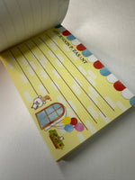 Crux Vintage Afternoon Pleasant Bear Rare Mini Memo Pad