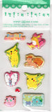 Vintage 1999 Pocket Monsters Rare Puffy Sticker Sheet