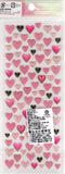 Kamio Vintage Hearts Rare PVC Sticker Sheet