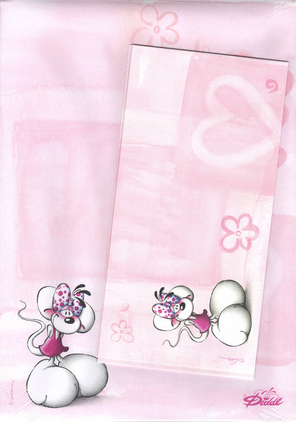 Vintage Diddl Rare A4 Letter Set