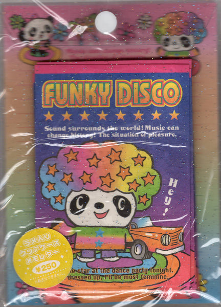 Vintage Funky Disco Panda Rare Cased Mini Letter Set