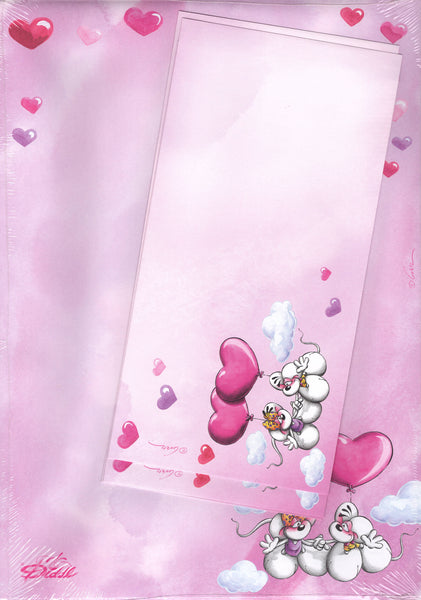 Vintage Diddl Rare A4 Letter Set