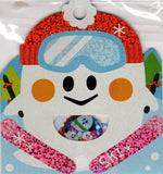 Q-Lia Vintage Ski Ghost Rare Sticker Sack