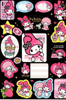 Sanrio 2010 Vintage My Melody Rare Sticker Sheet