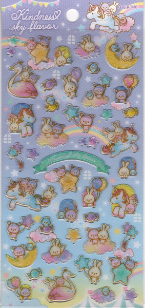 Q-Lia Vintage Kindness Sky Flavor Rare 3D Sticker Sheet