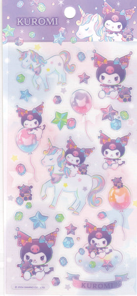 Sanrio 2024 Kuromi Deadstock Sticker Sheet