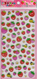 Q-Lia Vintage Strawberry Rare PVC Sticker Sheet