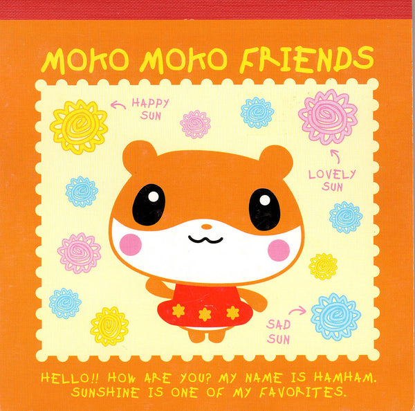 Vintage Moko Moko Friends Rare Medium Memo Pad