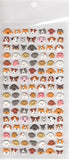 Dog Faces Puffy Sticker Sheet