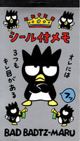 Sanrio 1995 Vintage Badtz-Maru Rare Long Memo Pad