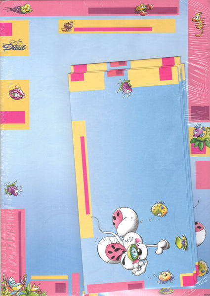 Vintage Diddl Rare A4 Letter Set