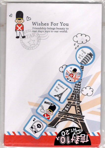 Vintage Wishes For You Rare Envelope Set