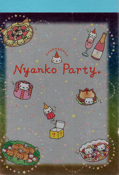 San-x 2004 Vintage Nyan Nyan Nyanko Rare Mini Memo Pad